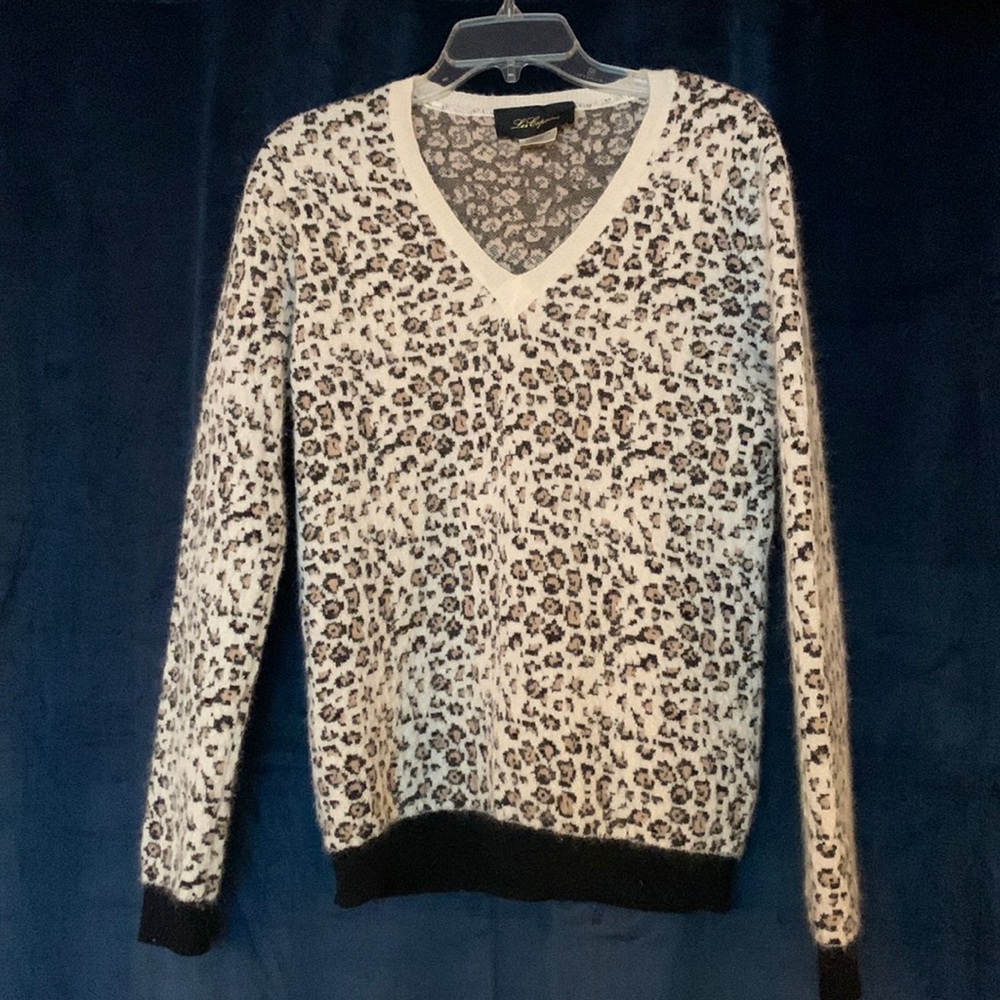 Les Copains Leopard Print Sweater
